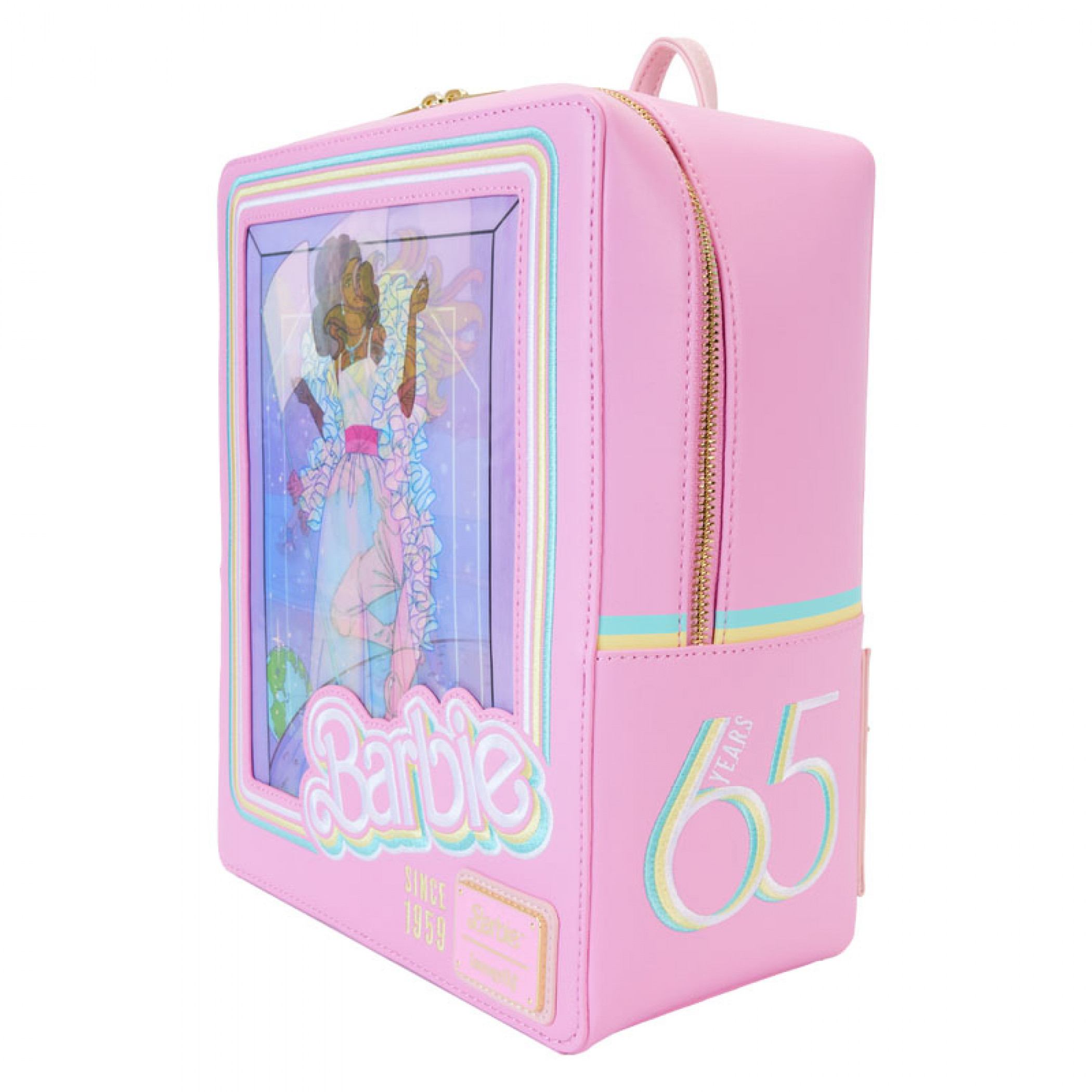 Barbie Doll Triple Lenticular Mini Backpack By Loungefly